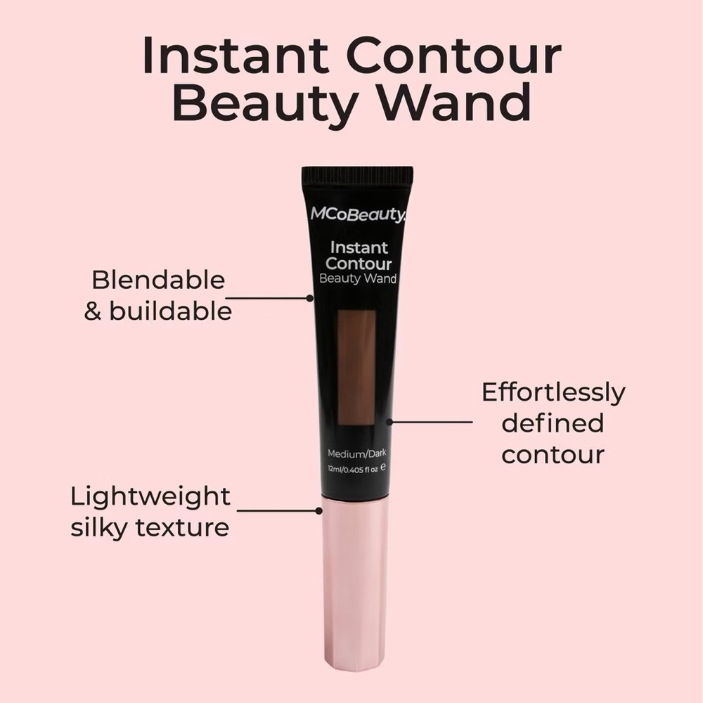 3/$12 MCoBeauty Medium/Dark Instant Contour Cream Bronzer - Picture 3 of 7